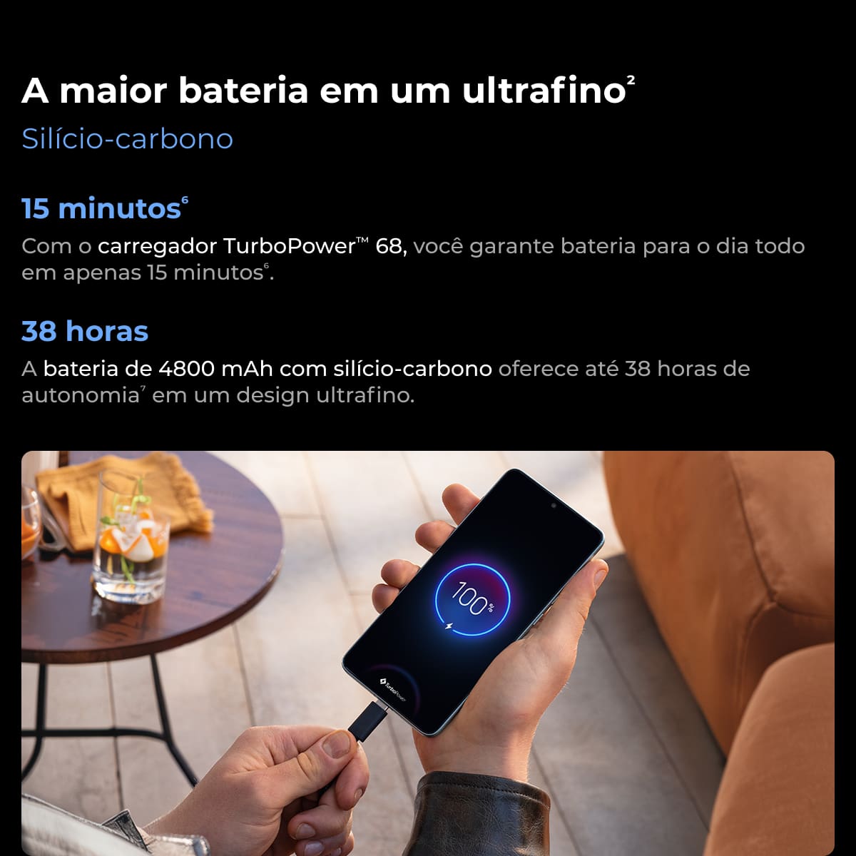 Smartphone Motorola Edge 70 6.7” 5G Câmera Dupla 50MP