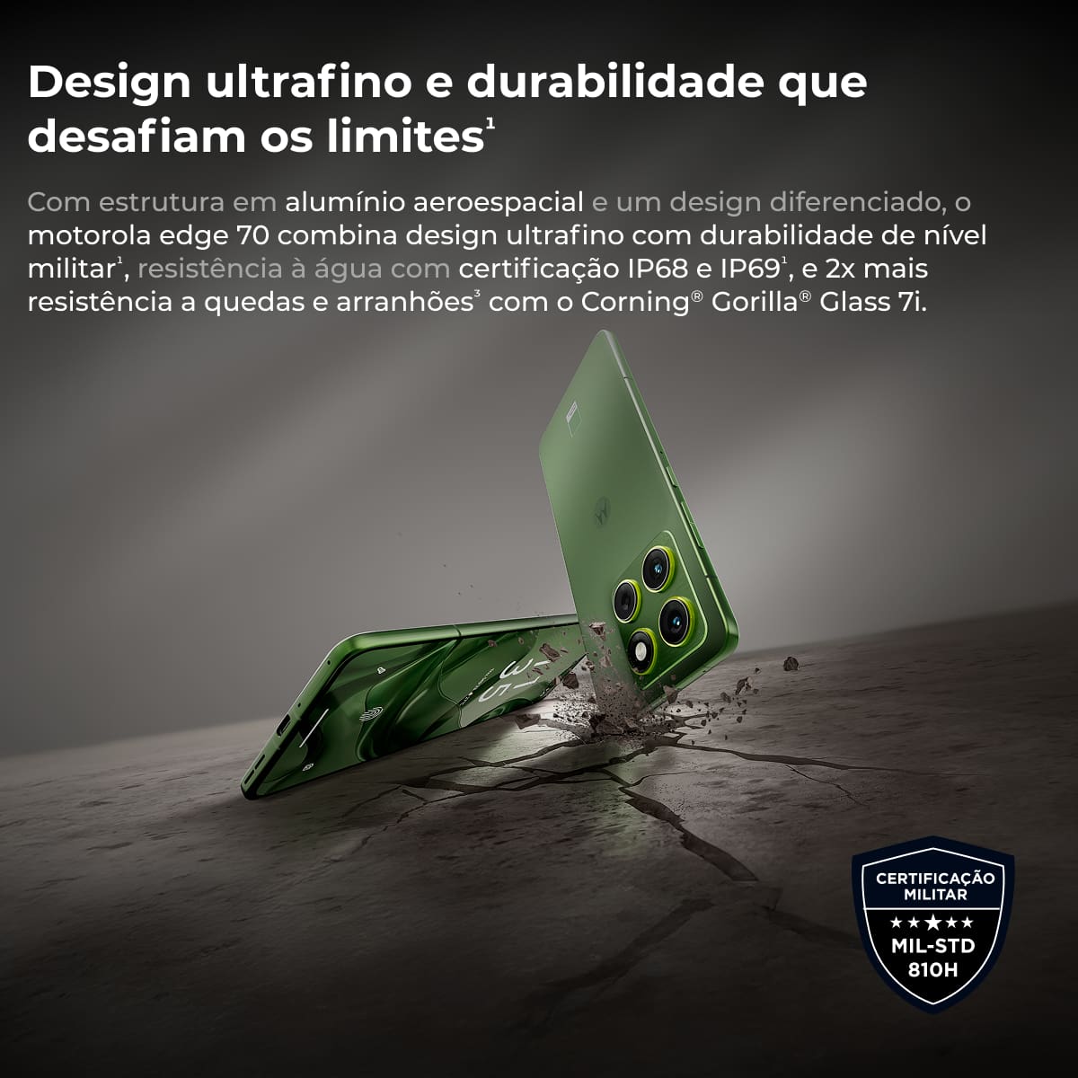 Smartphone Motorola Edge 70 6.7” 5G Câmera Dupla 50MP