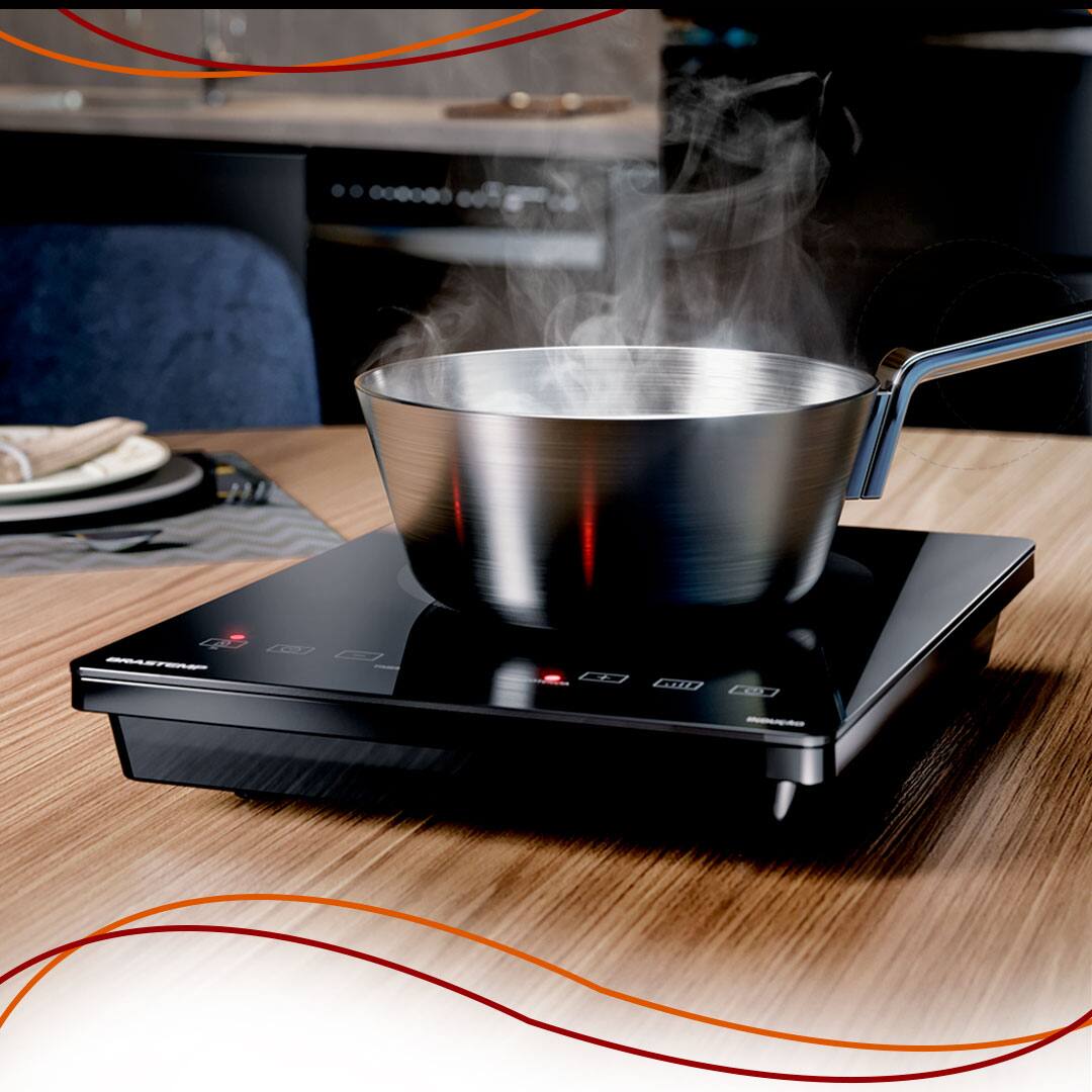 Cooktop Indução Brastemp BDJ30BE 1 Boca