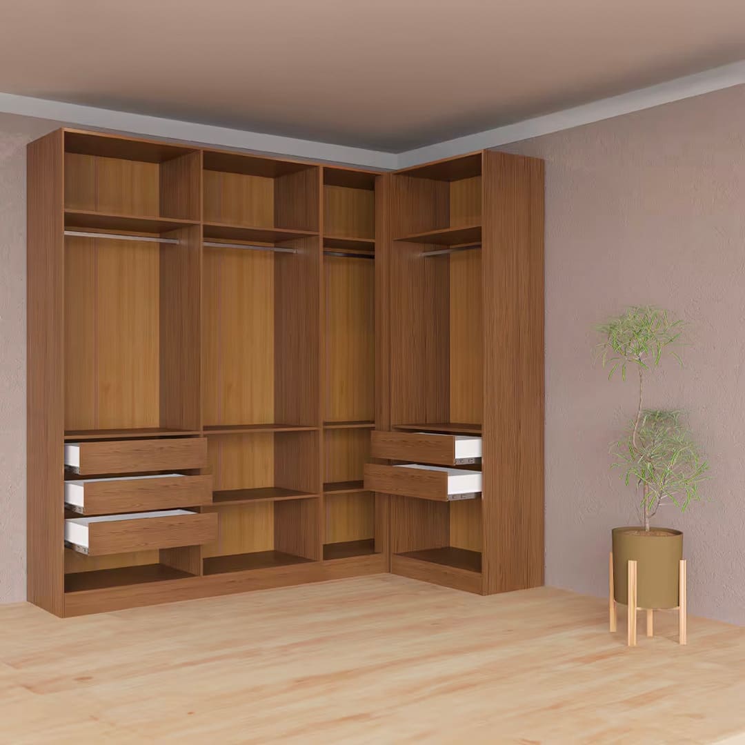 Guarda-roupa Modulado Canto Reto Bartira Lugano 7