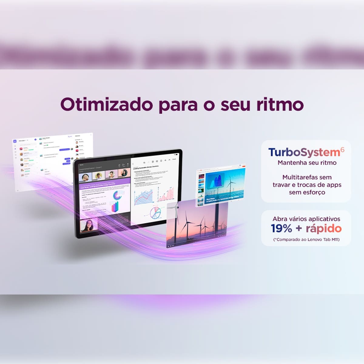 Tablet Lenovo Idea 11” Android 15 128GB ZAFR0856BR MediaTek D6300