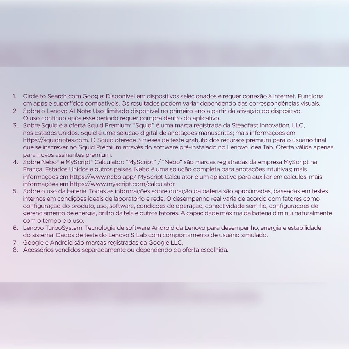 Tablet Lenovo Idea 11” Android 15 128GB ZAFR0856BR MediaTek D6300