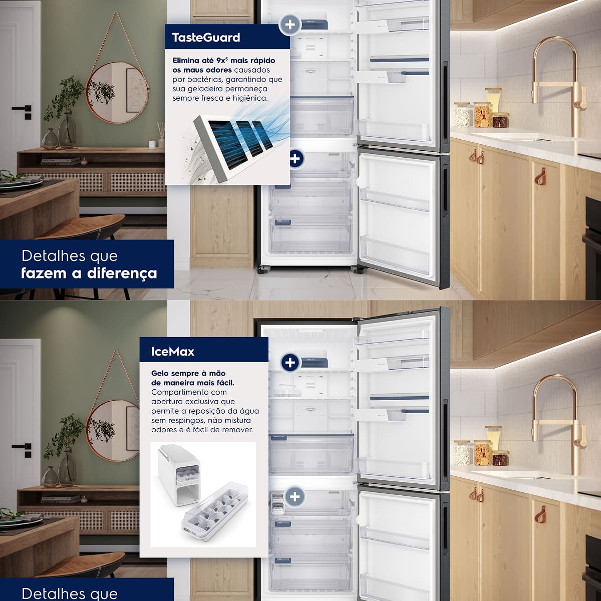 Geladeira Electrolux IB7B Frost Free Inverse