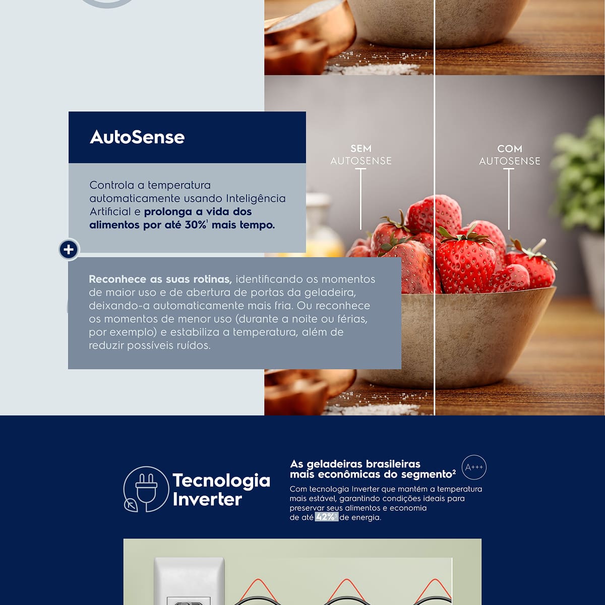Geladeira Electrolux IB7B Frost Free Inverse