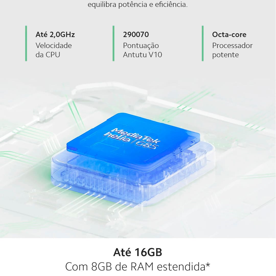 A Xiaomi traz um celular perfeito para você que busca velocidade, design e tecnologia. O smartphone Xiaomi Redmi 13C Preto possui processador Octa-core MediaTek Helio G85, armazenamento interno de 256GB, 8GB de RAM: abra aplicativos, jogos e muito mais com velocidade, eficiência e qualidade. Ideal para usuários que buscam um celular ágil e fluido para o dia a dia.