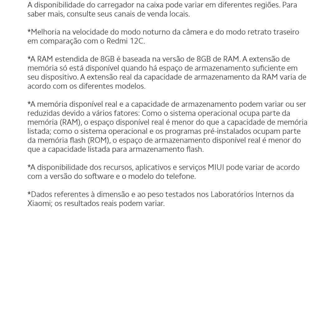 A Xiaomi traz um celular perfeito para você que busca velocidade, design e tecnologia. O smartphone Xiaomi Redmi 13C Preto possui processador Octa-core MediaTek Helio G85, armazenamento interno de 256GB, 8GB de RAM: abra aplicativos, jogos e muito mais com velocidade, eficiência e qualidade. Ideal para usuários que buscam um celular ágil e fluido para o dia a dia.