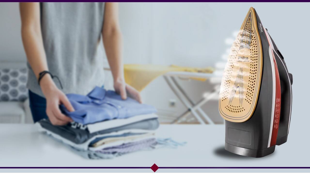 Ferro Vapor Philco Titanium Ceramic PFV3200V função spray vapor vertical