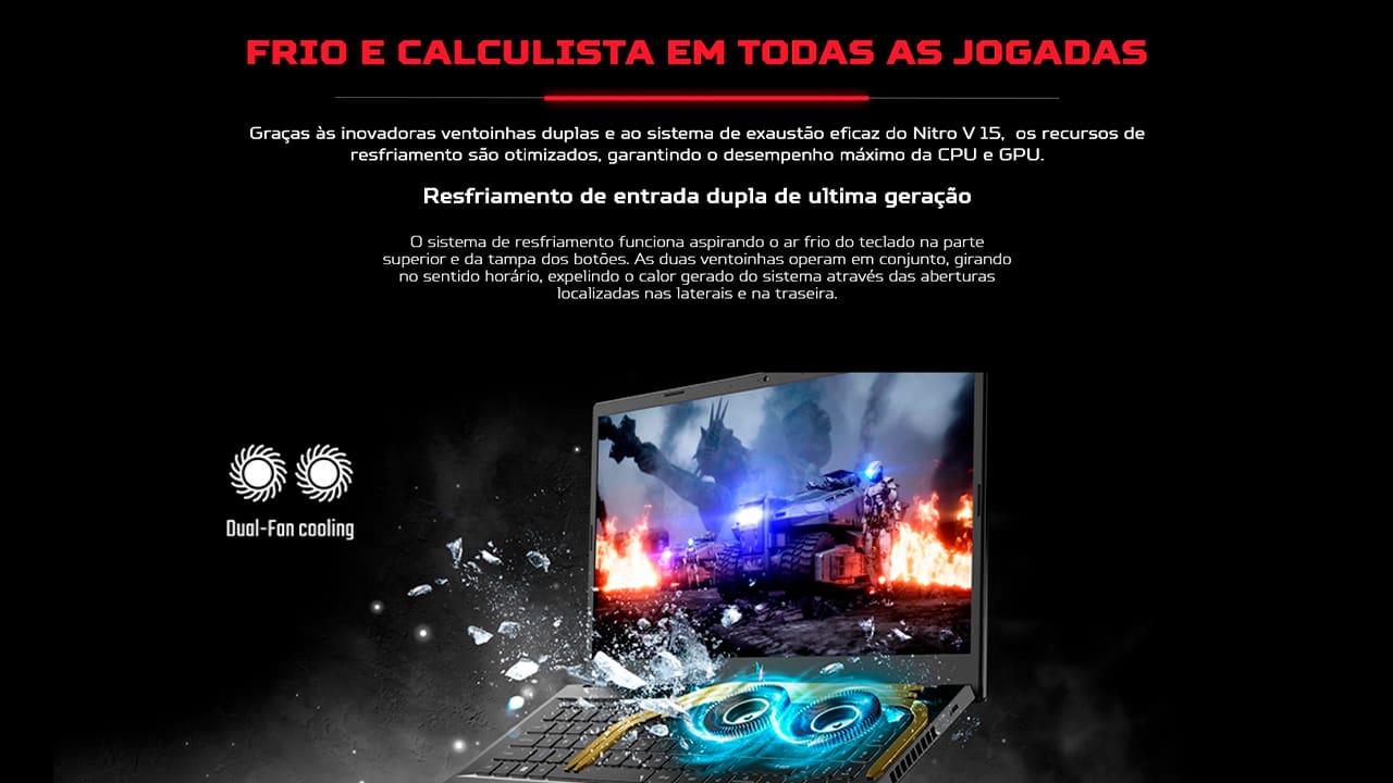 Notebook Gamer Acer Nitro V15