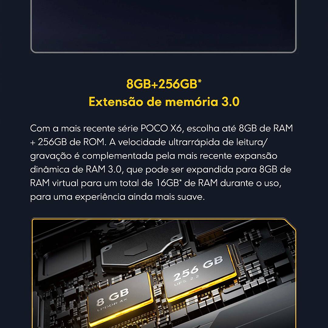 Smartphone POCO X6 5G Branco: tecnologia e elegância em um só aparelho. Se você busca por inovação, desempenho excepcional e uma experiência móvel incomparável, o Xiaomi Poco X6 5G é a escolha perfeita para você. Este smartphone foi projetado para entregar velocidade, eficiência e entretenimento.