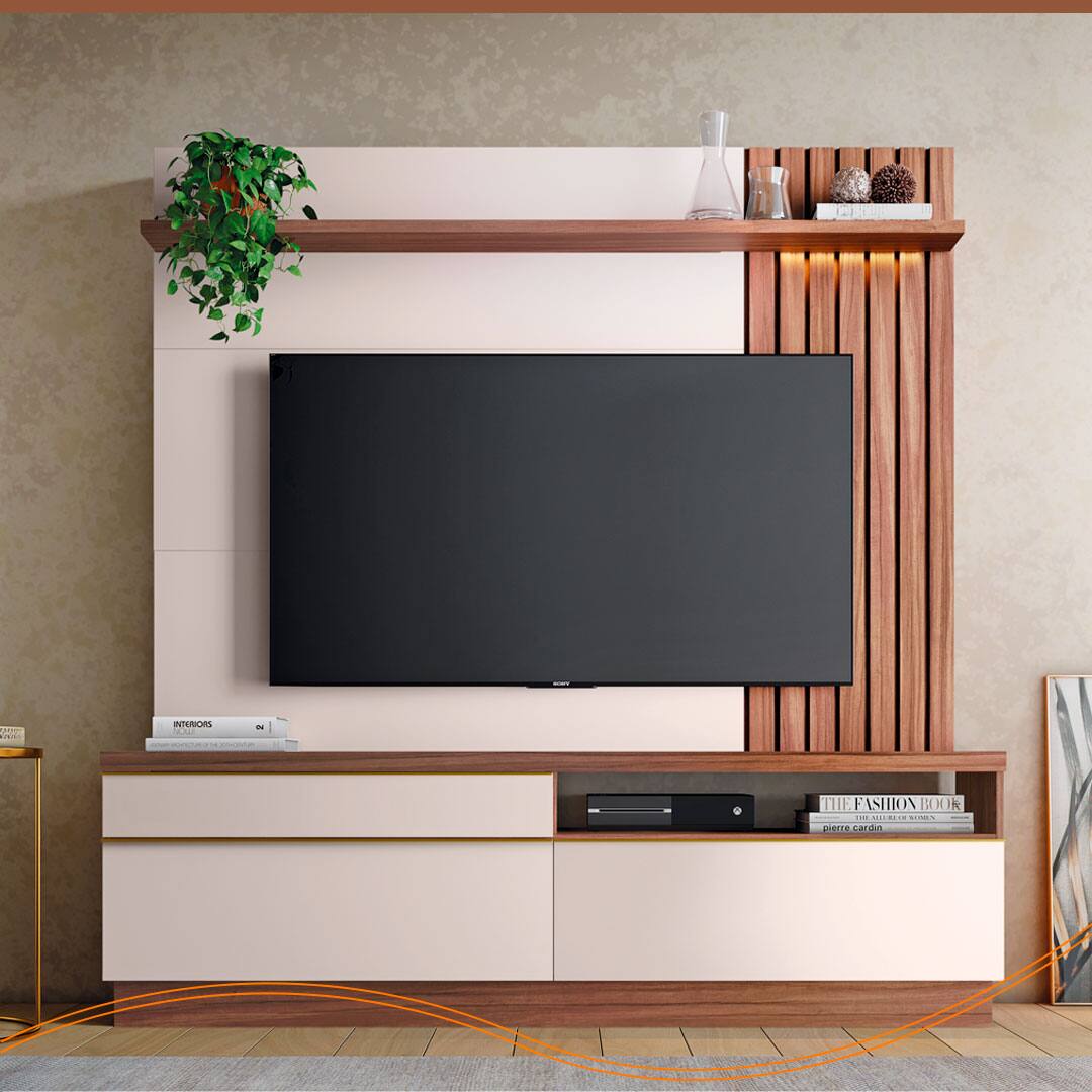 Estante Home Colibri Trancoso TV até 70 polegadas