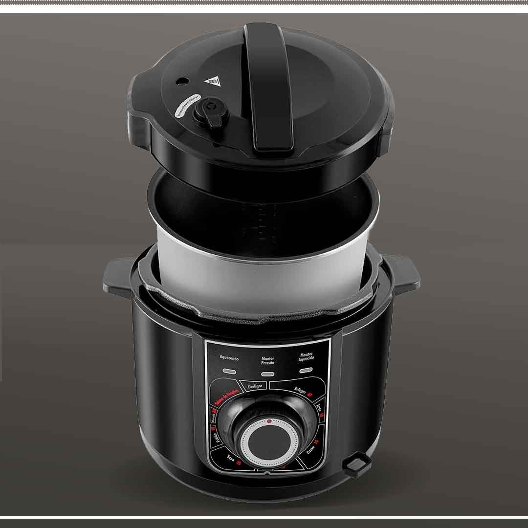 Panela Elétrica Pressão Multifuncional Philco PPP02PI 5L capacidade