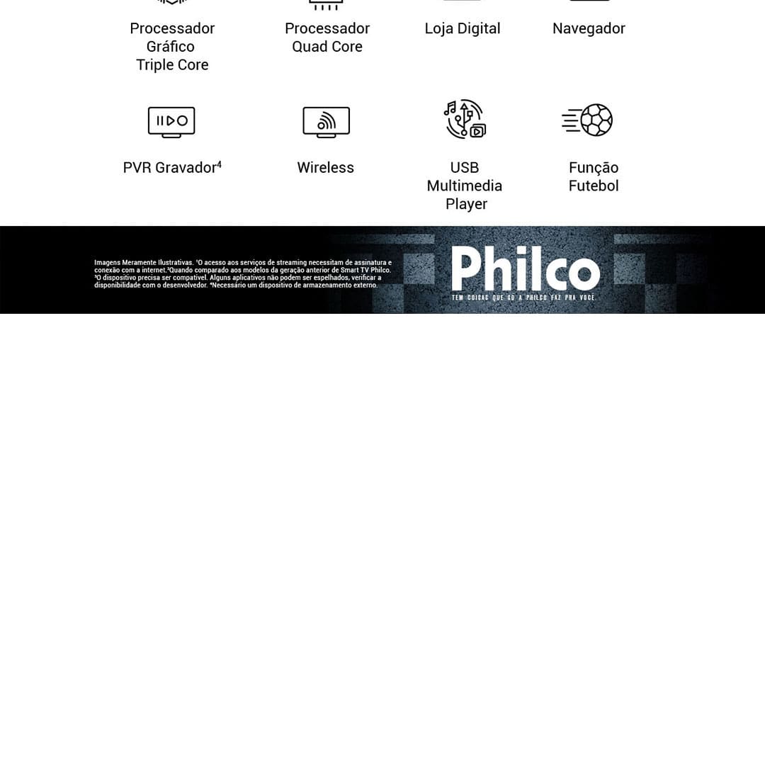 Smart TV LED 42” Full HD Philco PTV42G70N5CF