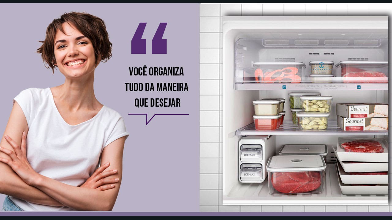 128 litros de capacidade no freezer e 346 no refrigerador 