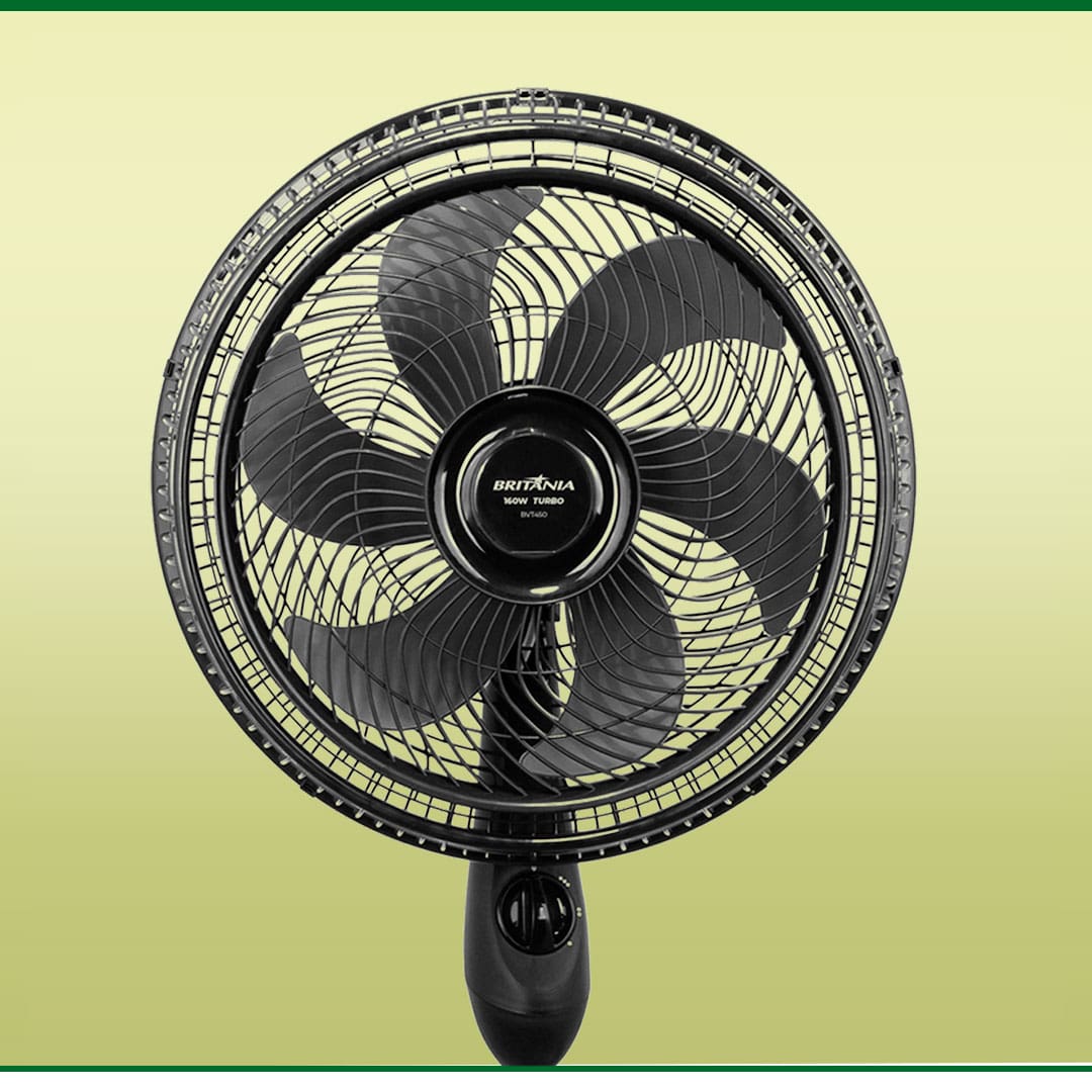 Ventilador com grade removível
