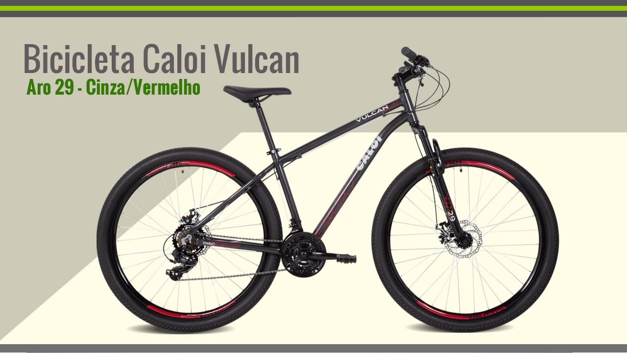 Bicicleta Caloi Vulcan Aro 29 