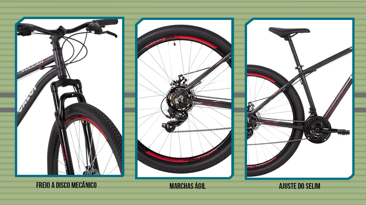 Bicicleta Caloi Vulcan 