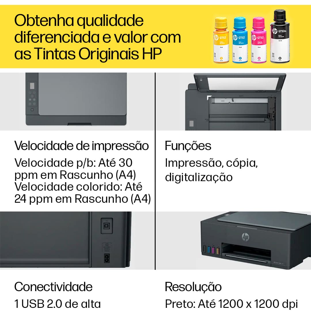 Impressora HP Smart Tank 581