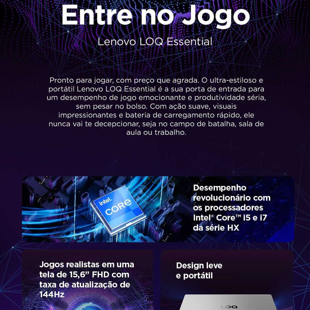 Design elegante e portátil