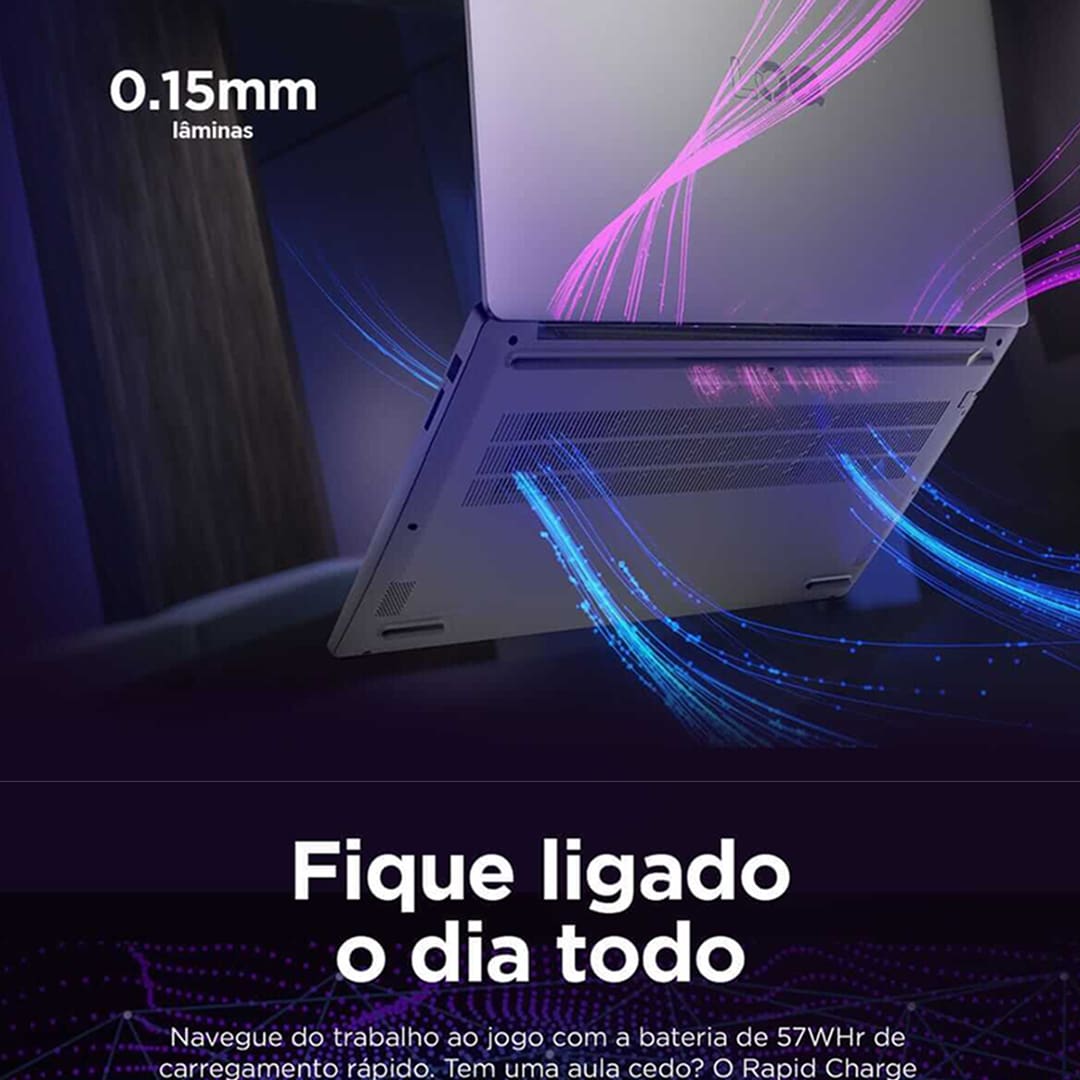 Design elegante e portátil