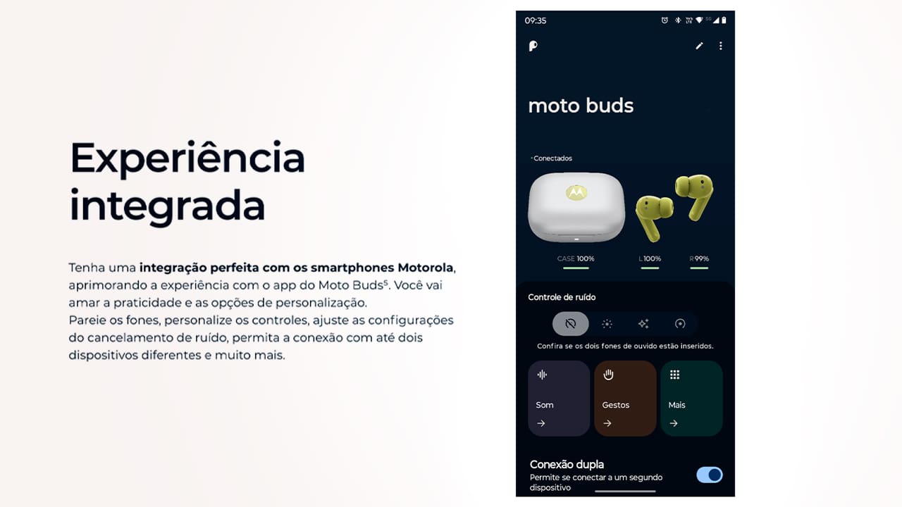 Fone de Ouvido - Bluetooth - Sem fio - Música