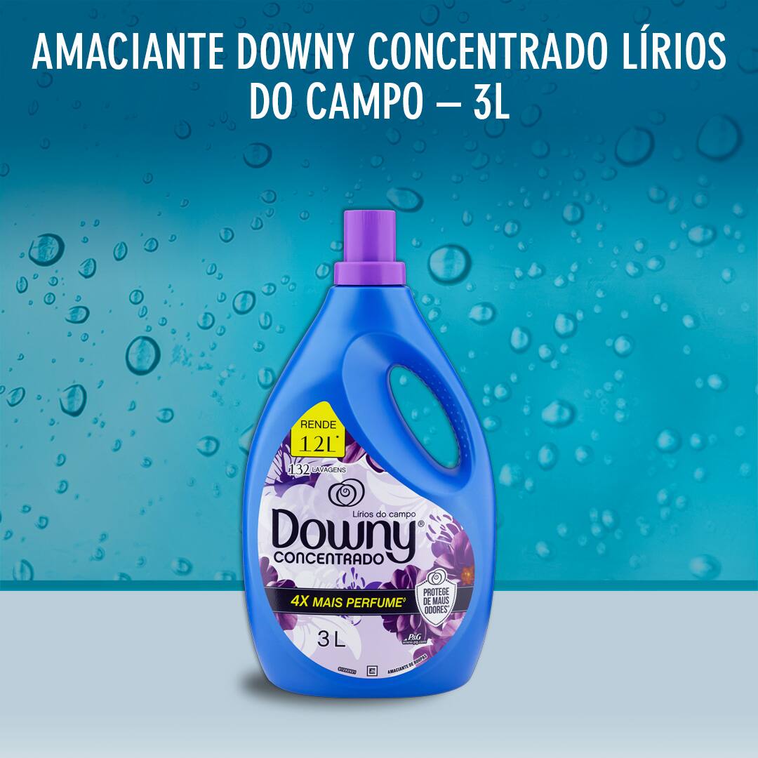 Amaciante Downy Concentrado Lírios do Campo 3L