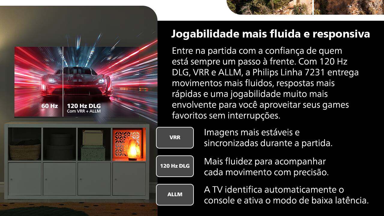 Smart TV 65" 4K UHD Philips 65PUG7231/78 Google TV...