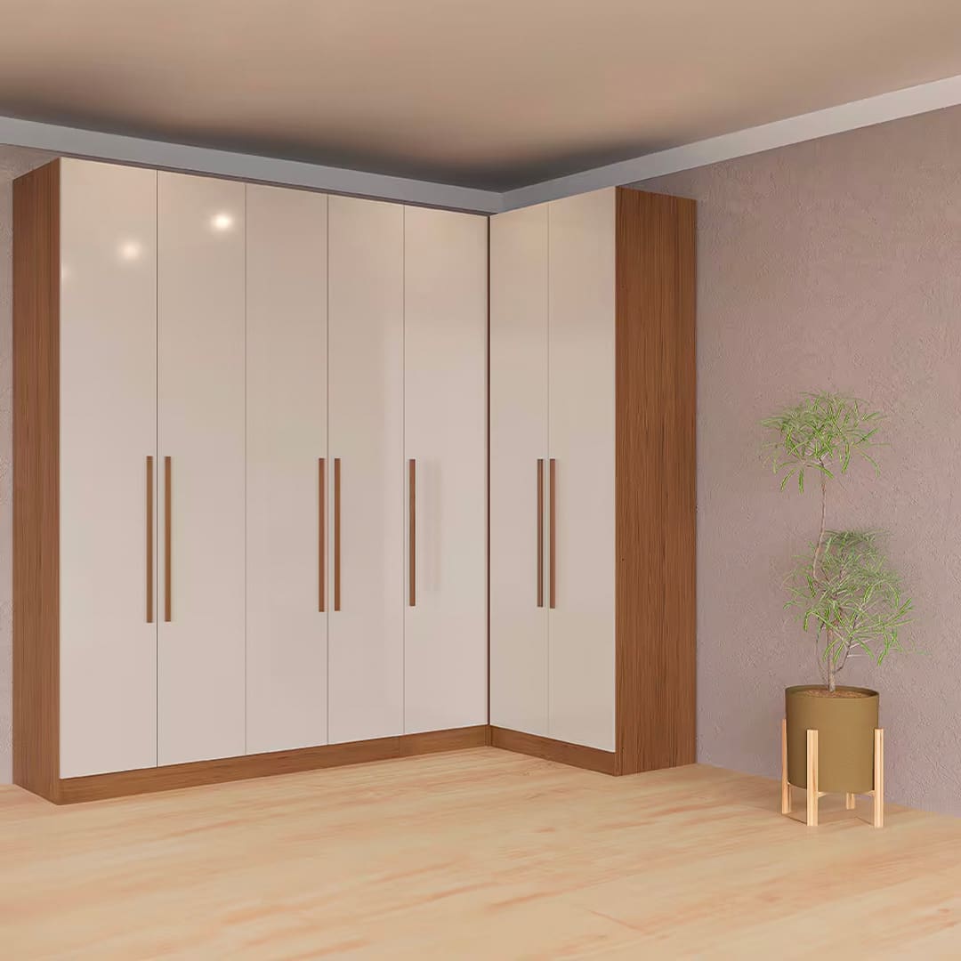 Guarda-roupa Modulado Canto Reto Bartira Lugano 7