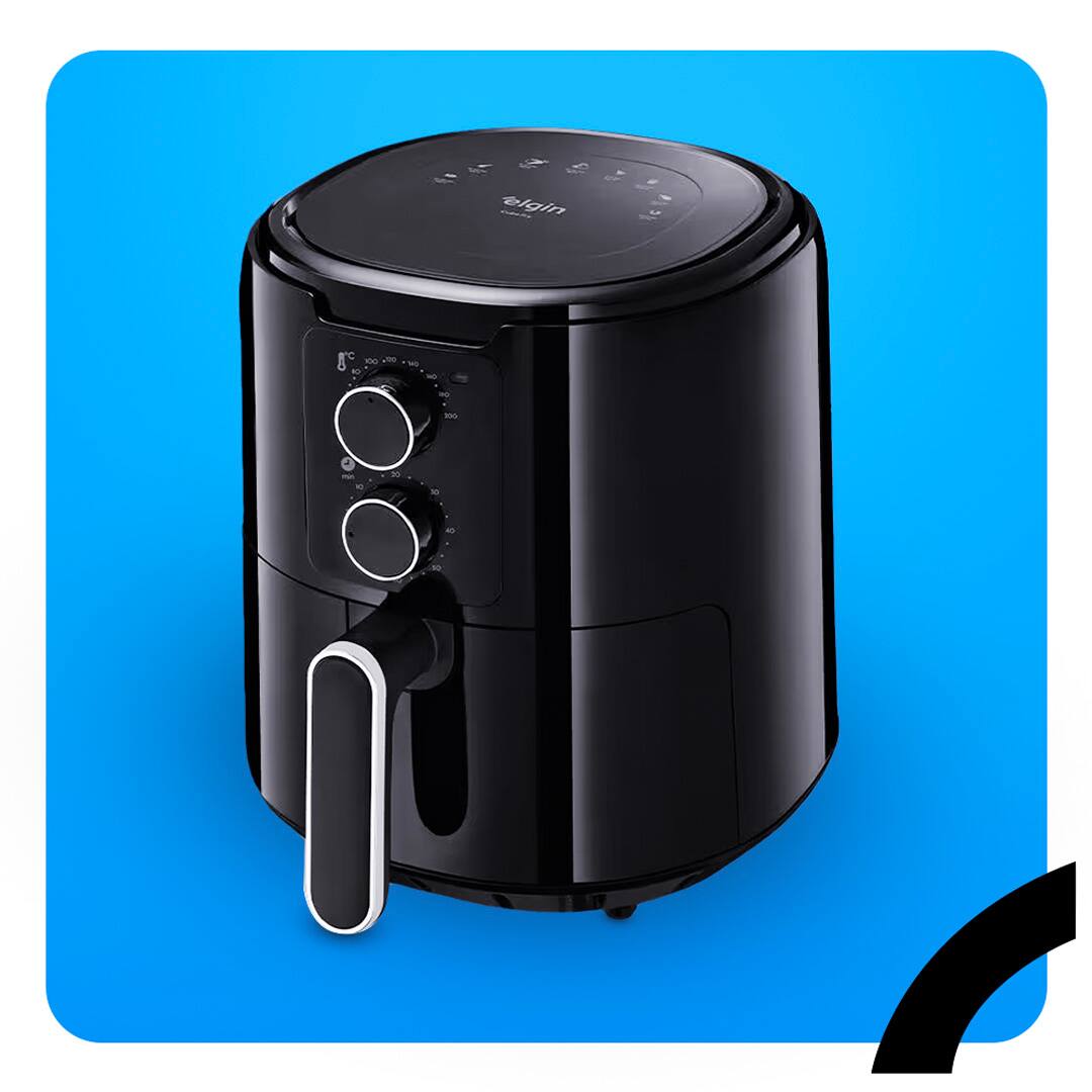 Fritadeira Elétrica Sem Óleo Air Fryer Elgin Cube