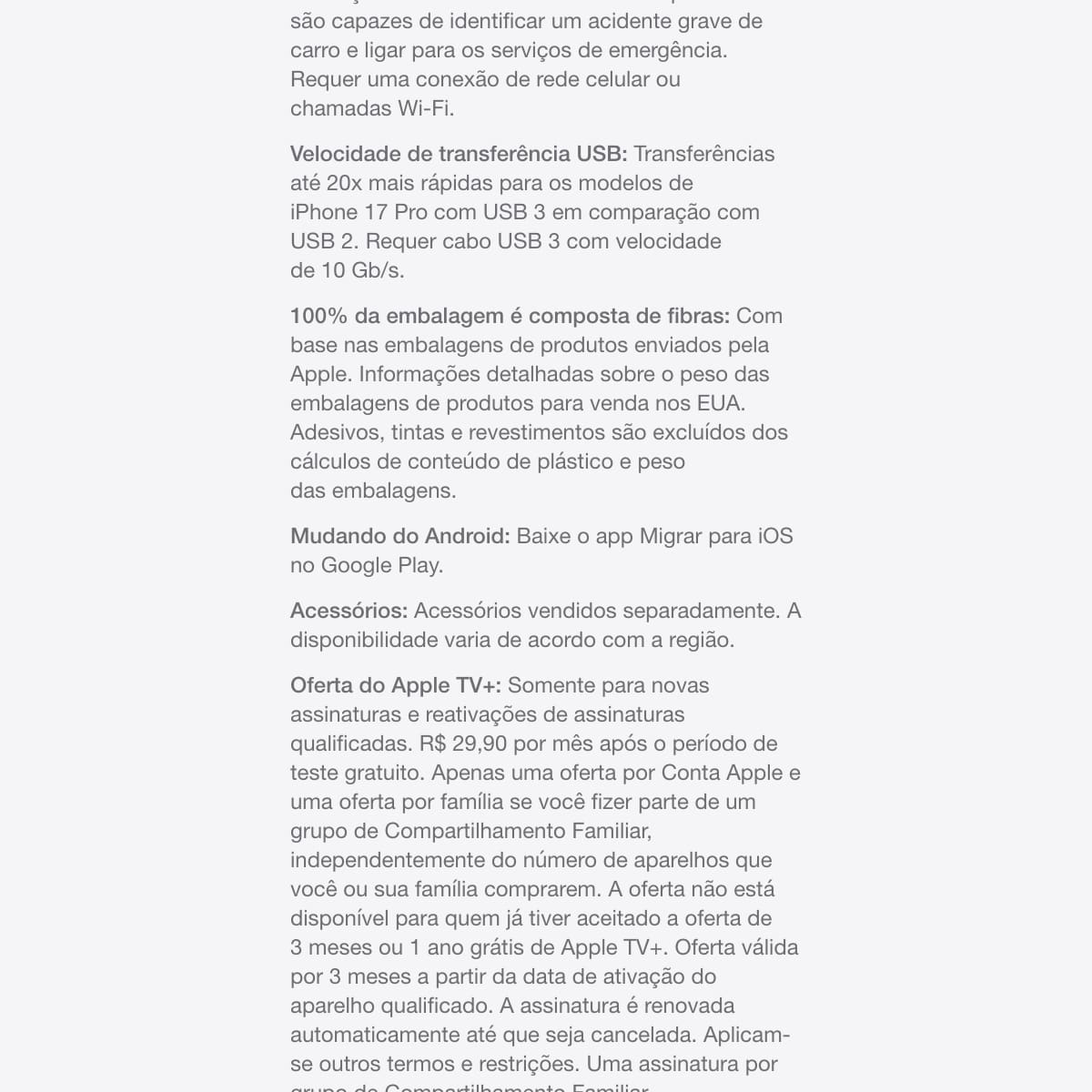 Apple iPhone 17 Preto