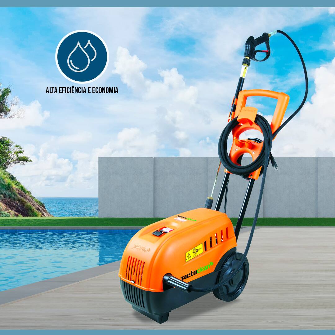 Lavadora Alta Pressão Jacto J7200 Profissional mangueira 6 metros limpeza