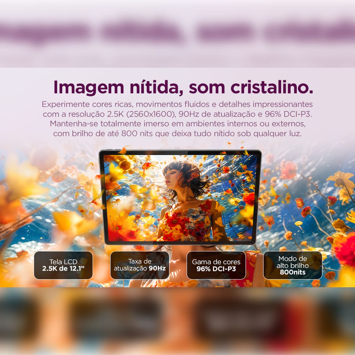 Tablet Lenovo Idea Tab Plus 12.1” Android 15 256GB ZAG70941BR