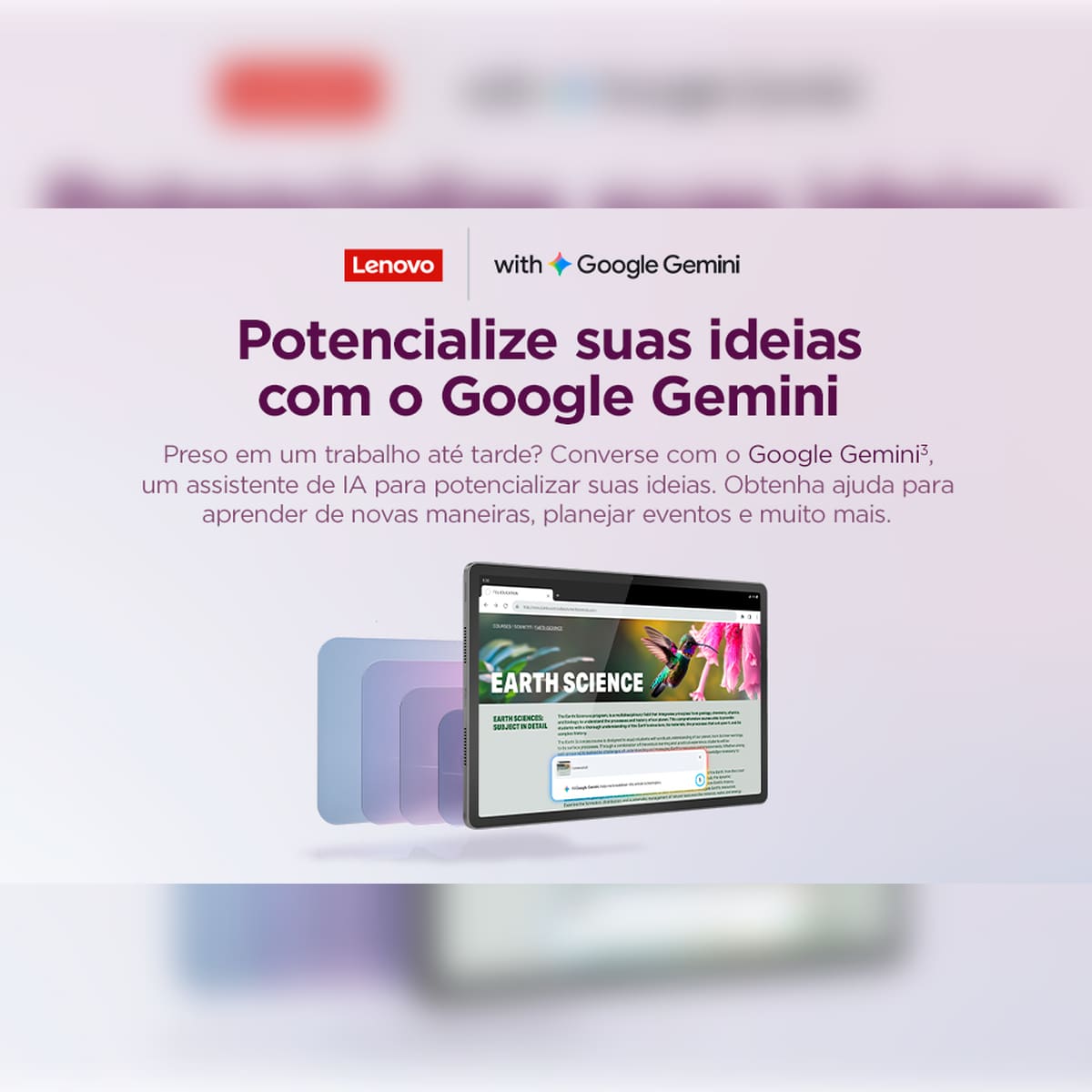 Tablet Lenovo Idea Tab Plus 12.1” Android 15 256GB ZAG70941BR