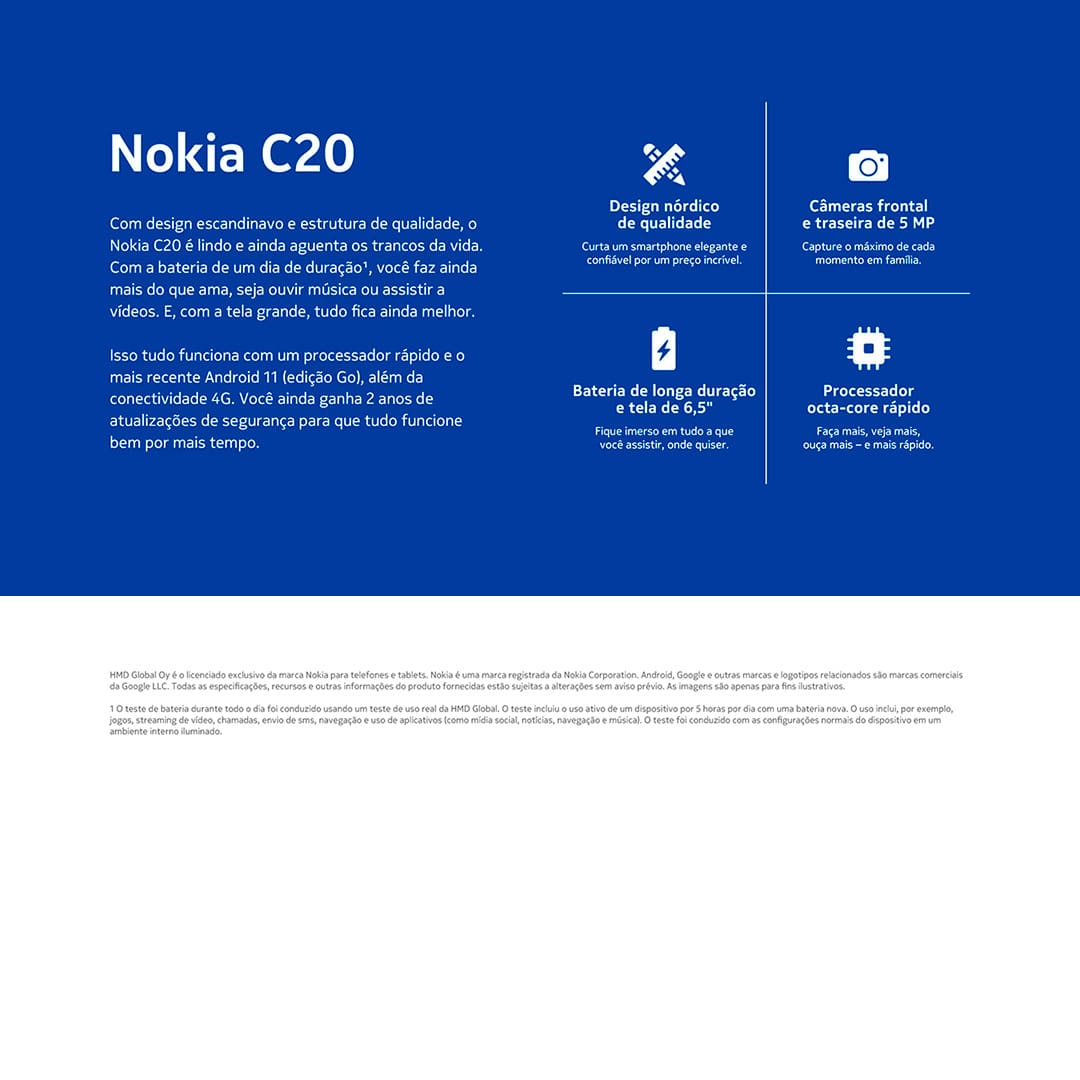 Smartphone Nokia C20