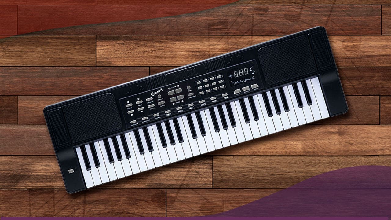 Teclado Musical Queen’s Student D184553 para Iniciantes 54 Teclas