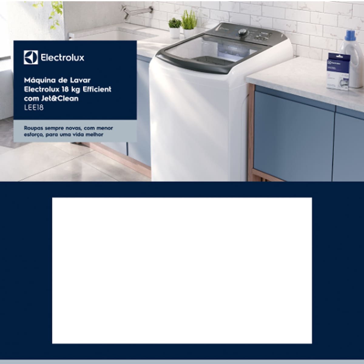 Lavadora de Roupas Electrolux Efficient LEE18 