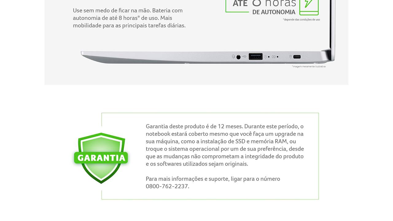 NOT ACER A515-54-58Z4 CI5/8GB/512SSD/15.6/W11 - 55048485