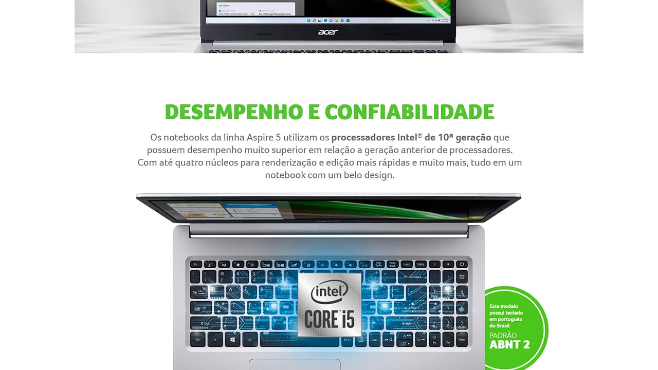 NOT ACER A515-54-58Z4 CI5/8GB/512SSD/15.6/W11 - 55048485