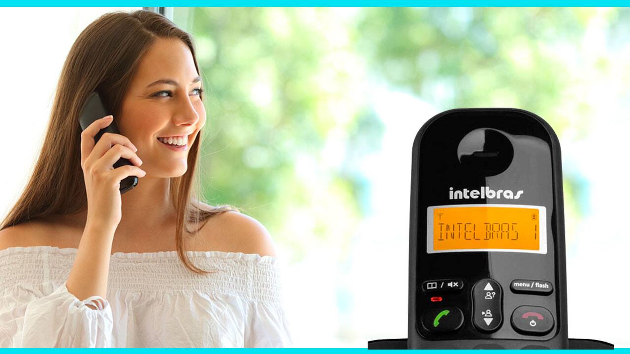 Telefone Sem Fio Intelbras TS 3110 eco mode