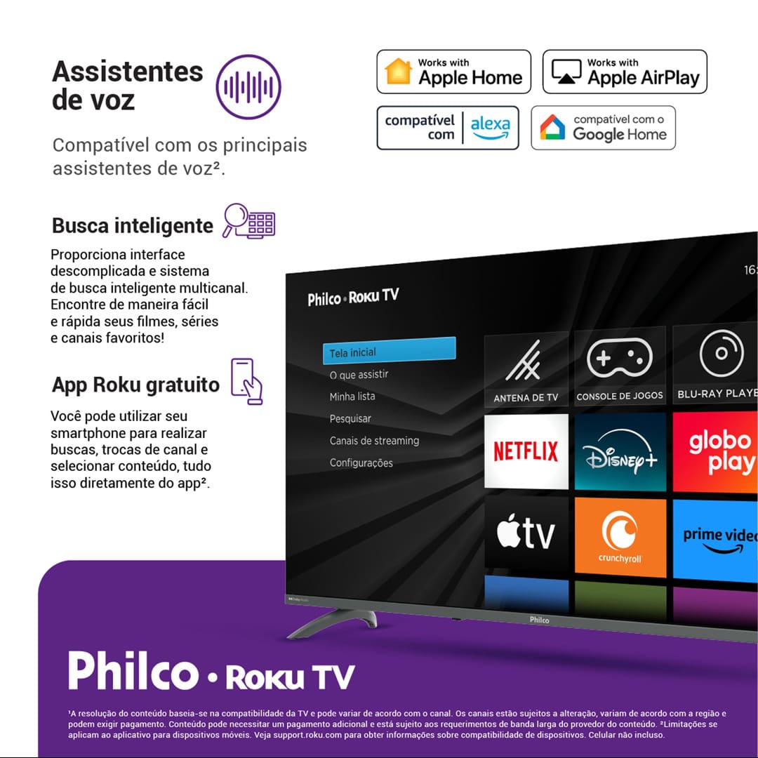 Smart TV 43" Philco Full HD DLED PTV43VA4REGB