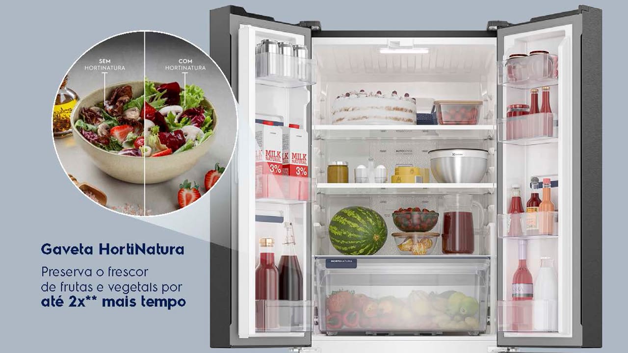 Geladeira Electrolux French Door IM7B Frost Free