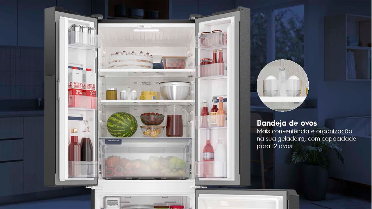 Geladeira Electrolux French Door IM7B Frost Free