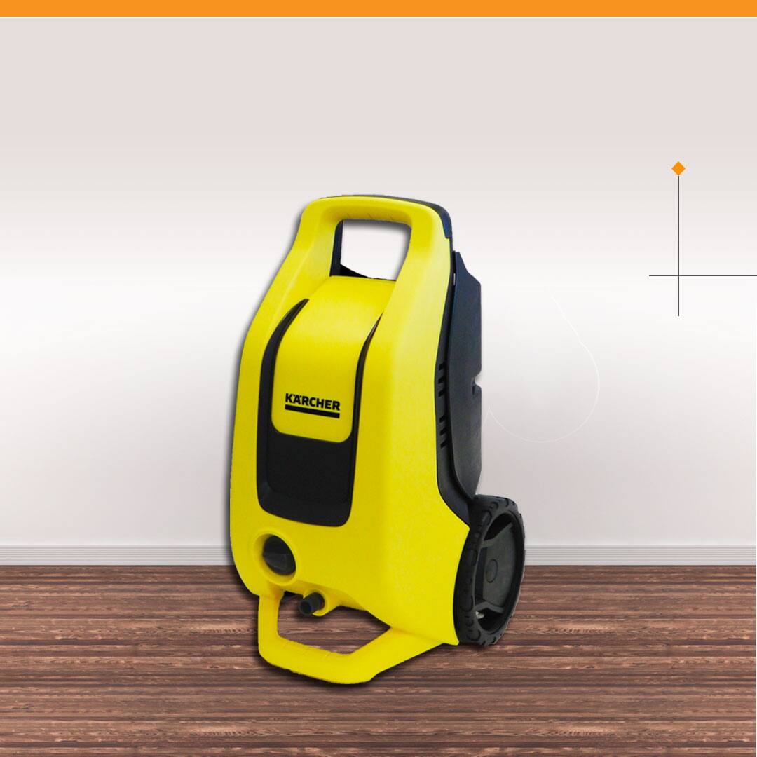 Lavadora Alta Pressão Karcher K3 1740 PSI Amarela Preta