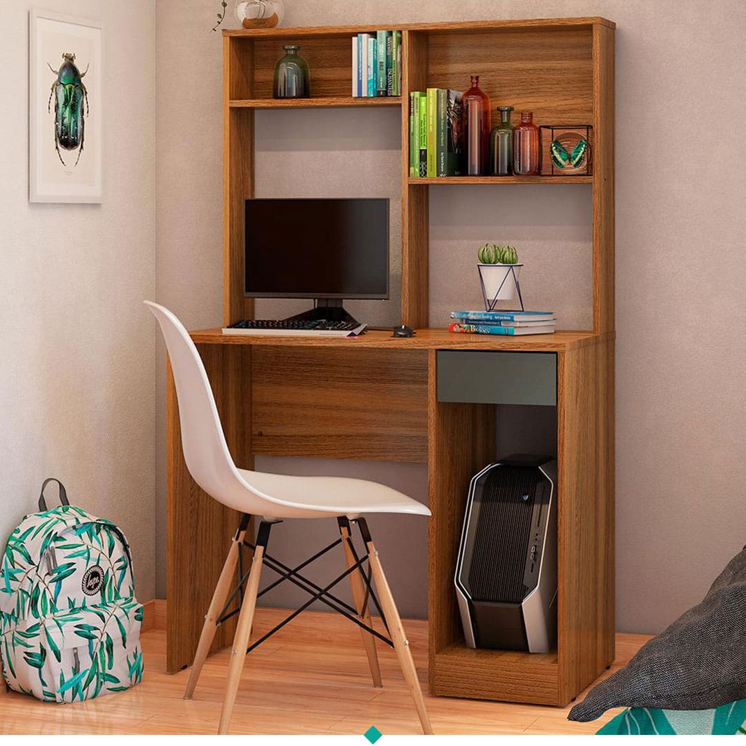 Escrivaninha Demóbile Office Nicho Morada