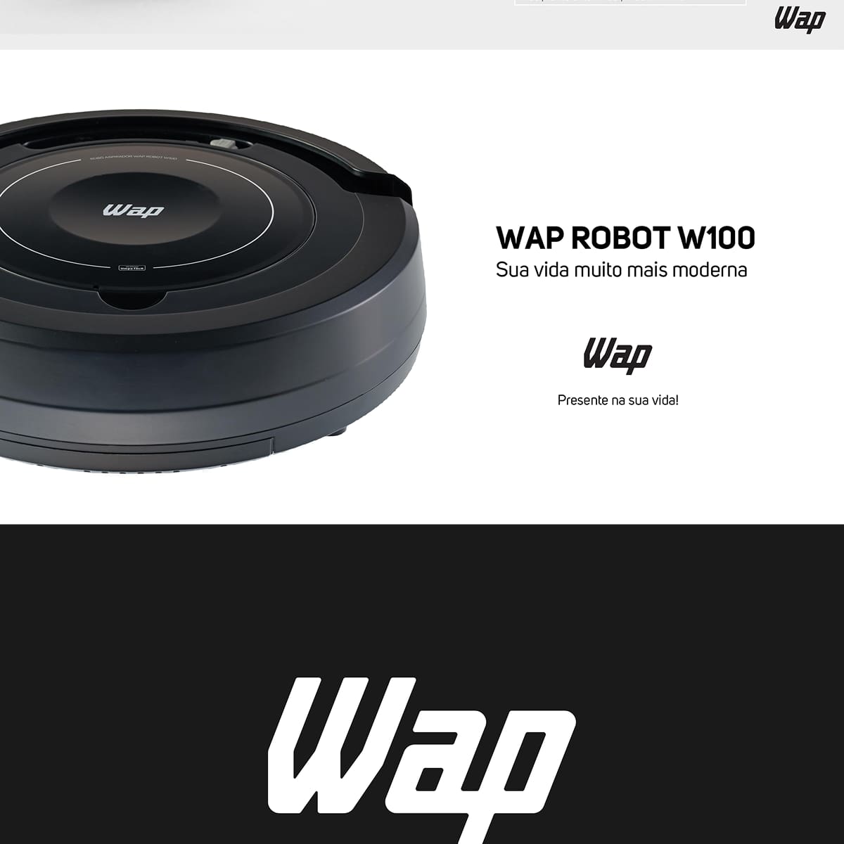 Aspirador de Pó Robô Wap Robot W100