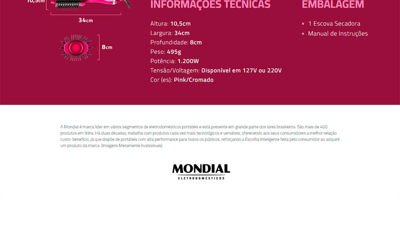 escova-secadora-mondial-chrome-pink-line-es04-1200w