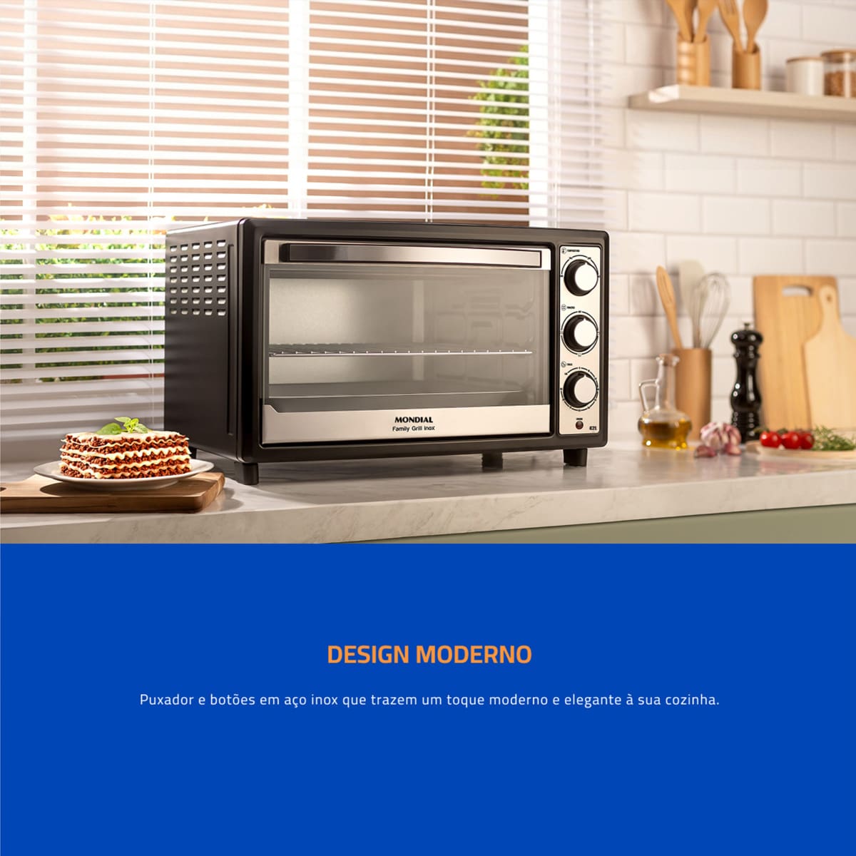 Forno Elétrico Mondial Family II 42 Litros 1600W G...