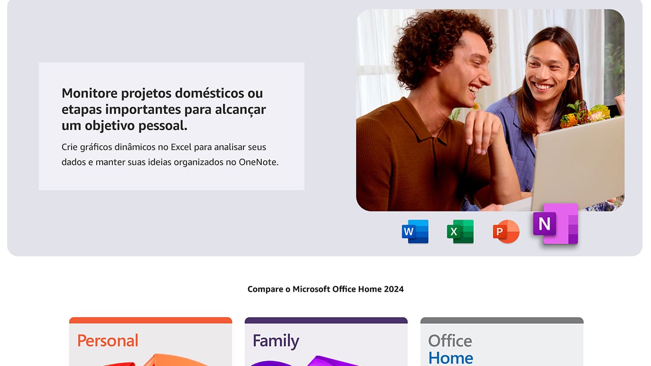 O Office Home 2024 oferece os aplicativos clássicos do Microsoft Office, como Word, Excel e PowerPoint, sendo a solução ideal para alunos e famílias. Com uma compra única, é possível instalar o pacote em um PC ou Mac, garantindo acesso aos recursos essenciais para o dia a dia acadêmico e doméstico. Compatível com Windows 11 e Windows 10, oferece uma experiência eficiente e sem complicações.