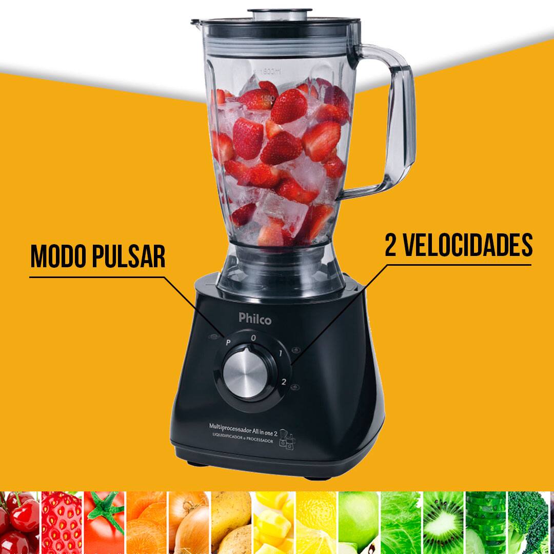 Multiprocessador Alimentos Philco All in One 2 