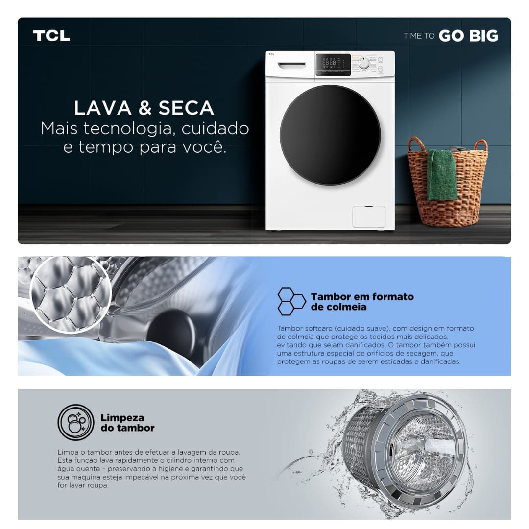 Mais tecnologia, cuidado e tempo para você.