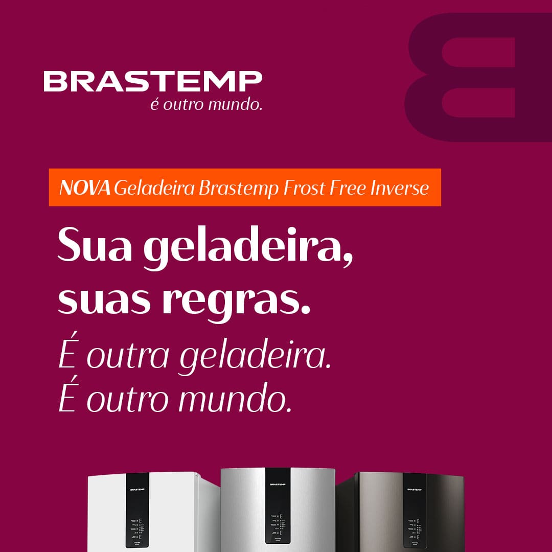 Desempenho Excepcional Brastemp A Geladeira Brastemp Frost Free Inverse BRE57FB une amplo espaço interno e praticidade. Com o refrigerador na parte superior e o freezer na parte inferior, você tem acesso rápido aos alimentos mais consumidos. O sistema Turbo Ice permite fazer gelo com mais velocidade, enquanto a eficiência energética, com classificação A+++, proporciona a economia de energia.